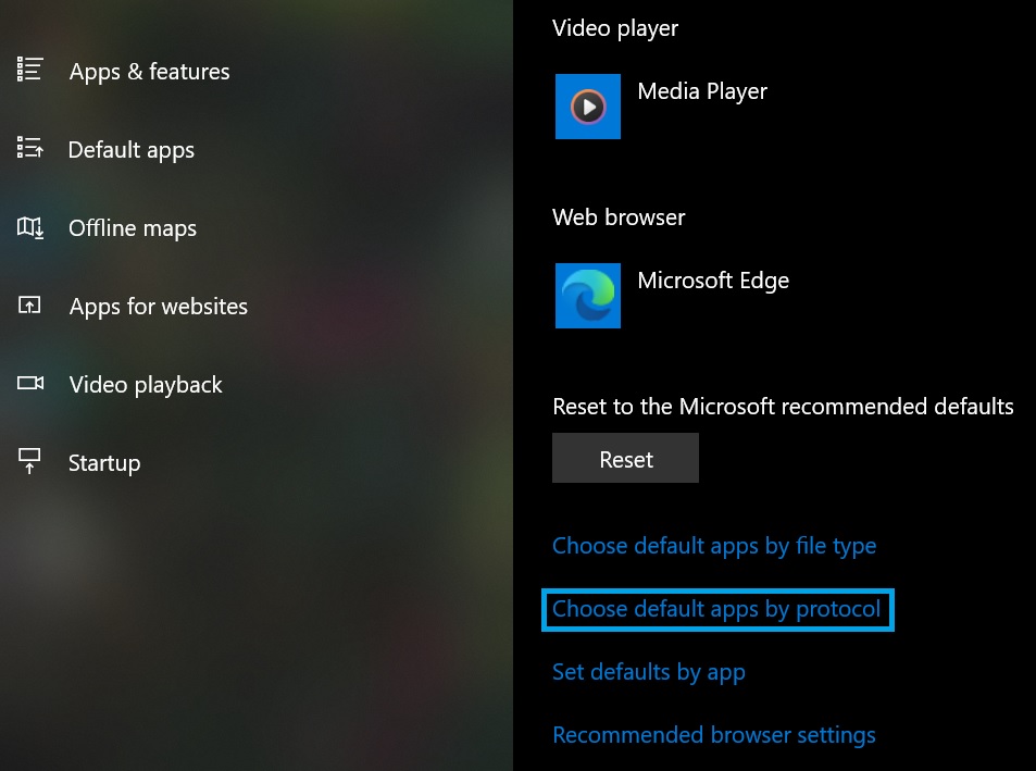 Hogyan lehet megoldani az Msftconnecttest átirányítási hibát? 9 Alapértelmezett alkalmazásbeállítások