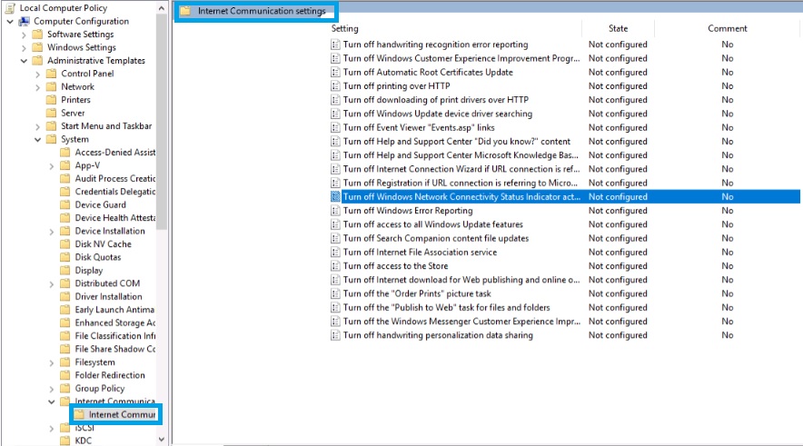 Hogyan lehet megoldani az Msftconnecttest átirányítási hibát? 12 Internetes kommunikációs beállítások