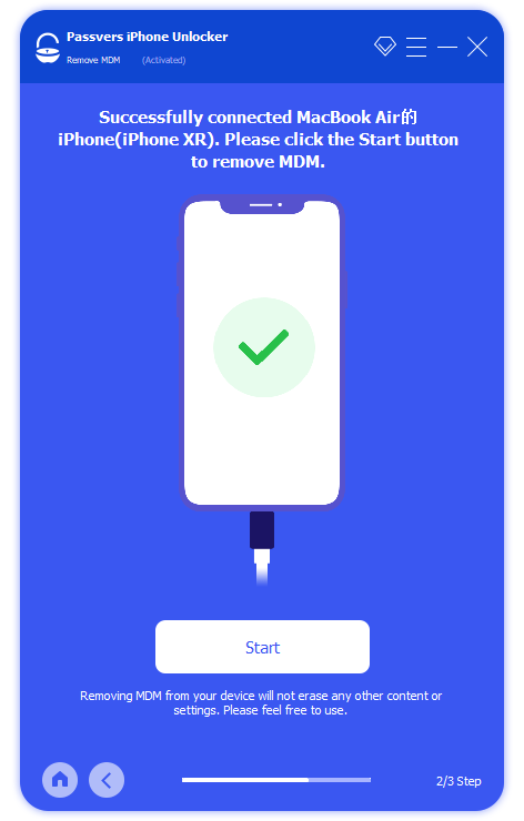 Passvers iPhone Unlocker új MDM bypass funkciója: Biztonságos? 4 MDM letiltása Passver-eken