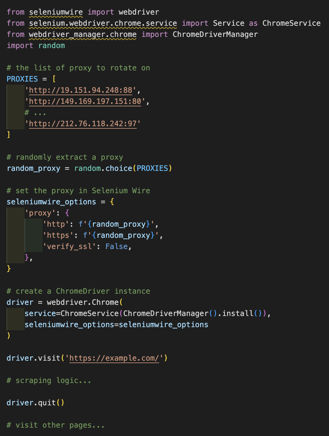 Hogyan lehet forgatni a proxykat a Selenium Pythonban? (5 egyszerű lépés) 13 Hogyan lehet forgatni a proxykat a Selenium Pythonban? (5 egyszerű lépés)