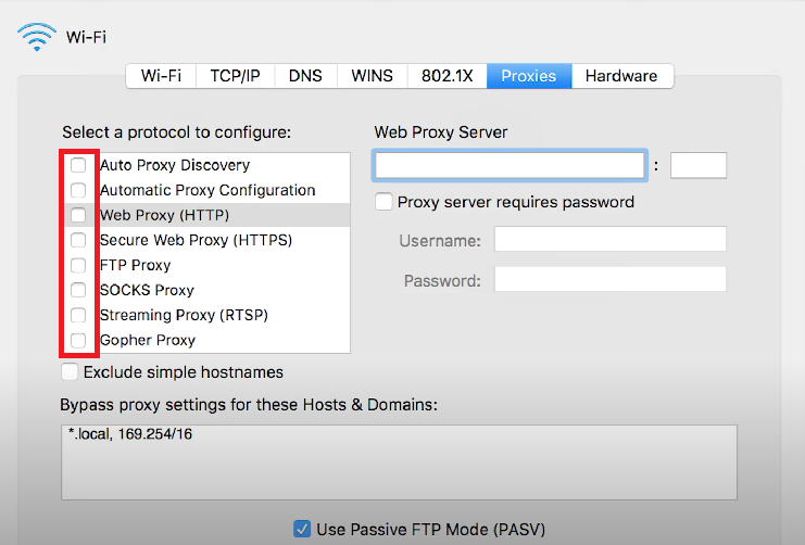 Hogyan kell használni a Wget-et proxyval? (Mac, Windows és Linux rendszeren) 2 Proxy konfigurálása Mac rendszeren