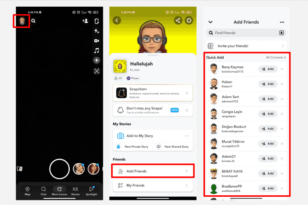 Hogyan találhatok valakit a Snapchaten? (7 bevált módszer) 3 Hogyan találhatok valakit a Snapchaten? (7 bevált módszer)