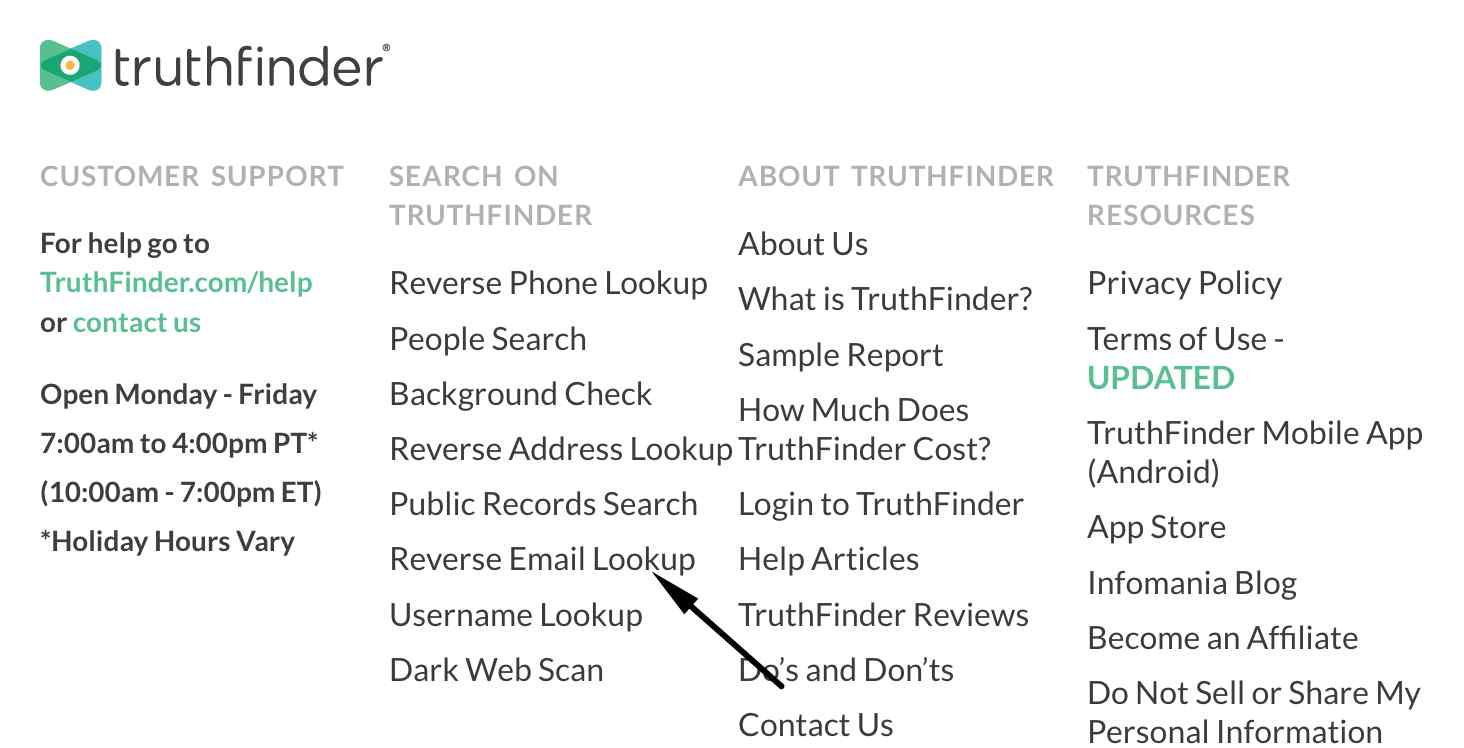 Hogyan találhatod meg valakinek a születésnapját 5 egyszerű módszerrel 5 Egy személy születésnapjának megkeresése a TruthFinder Reverse Email LookUp segítségével