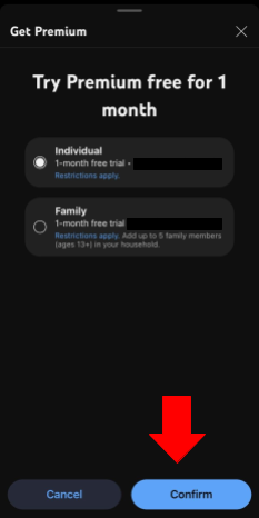 A YouTube lejátszása a háttérben (Android és iPhone) 3 Képernyőkép a YouTube Premium 1 hónapos ingyenes előfizetésének megerősítéséről