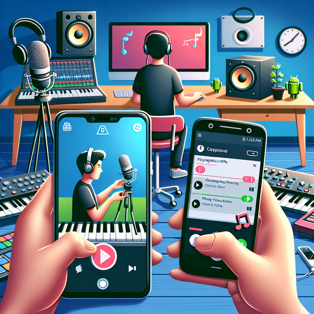 Zene lejátszása videó rögzítése közben (iPhone és Android)

