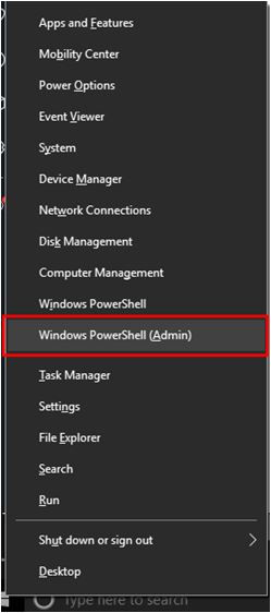 1. lépés – A Windows PowerShell használata