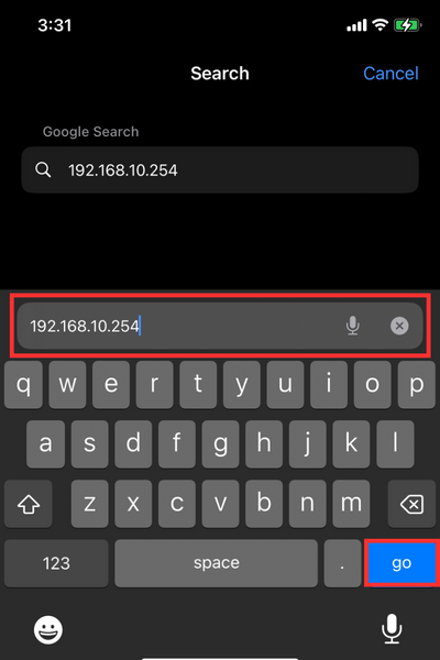 Hogyan találhat Wi-Fi jelszót iPhone-on 3 egyszerű trükkben 9 Képernyőkép a keresősávról