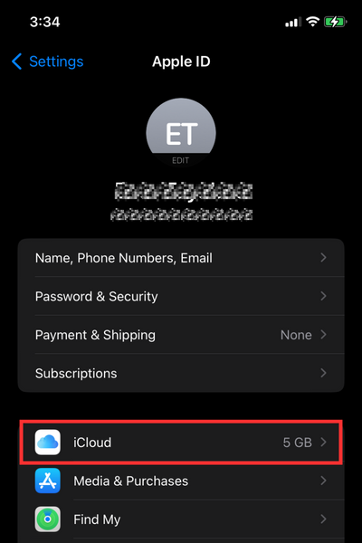 Hogyan találhat Wi-Fi jelszót iPhone-on 3 egyszerű trükkben 17 Képernyőkép az iCloud helyéről