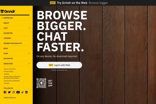 Közösségi hálózatok története 8 Grindr Honlap