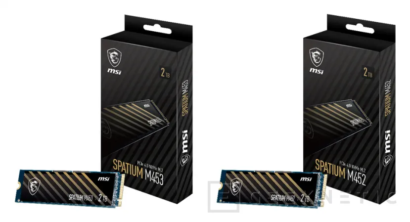Genecetic új SSD MSI Spatium M461, M453 és M452 PCIe 4.0, legfeljebb 5000 MB/s leolvasási sebességgel