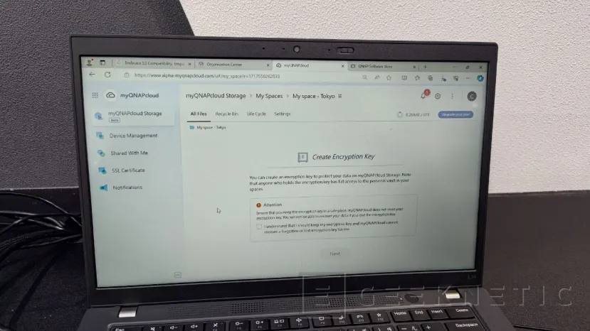 A geeknect myqnapcloud személyi hozzáadja a titkosítást az adatok emelkedése előtt a 2. felhőbe