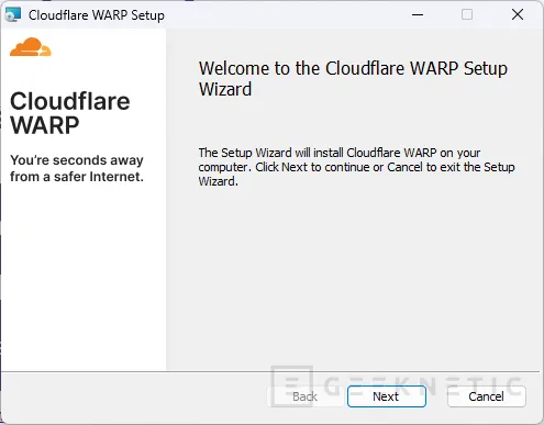 Geeketic Hogyan lehet kihagyni a webhelyeket a Warp, a Free Cloudflare 5 VPN segítségével