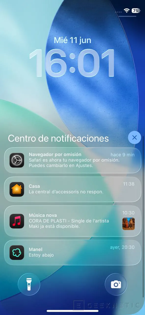 Geeketic Az iOS 26 -ot próbáljuk ki: folyékony üveggel és mindezen újdonságokkal érkezünk 8