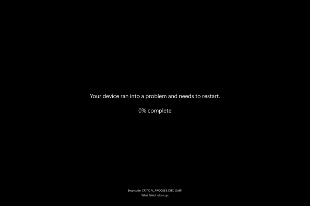 A Microsoft a Windows Blue Death Screen búcsút megerősíti: Hamarosan fekete háttérrel és kevesebb elemmel rendelkezik

