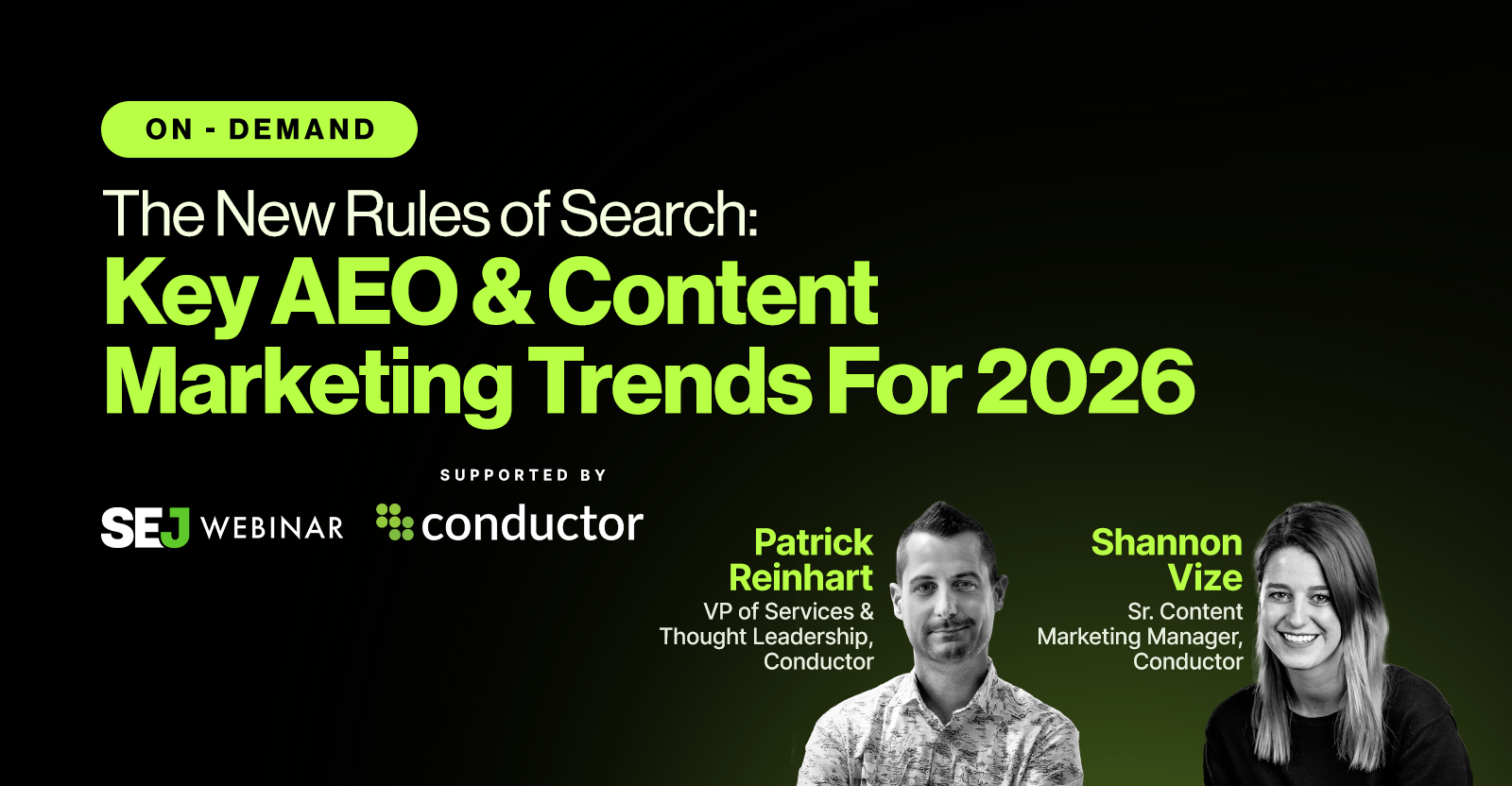 The New Rules of Search: Key AEO & Content Marketing Trends for 2026